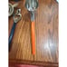 Fiesta Cocktail And Utensil Caddy 5 Piece Stainless Blue With Colorful Utensils