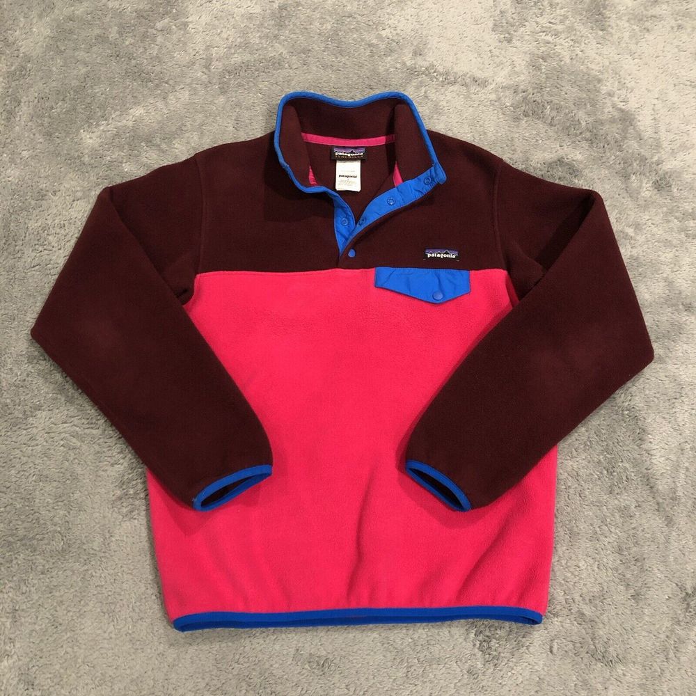 Patagonia Women's Size S Lightweight Synchilla® Snap-T® Fleece Pullover EUC