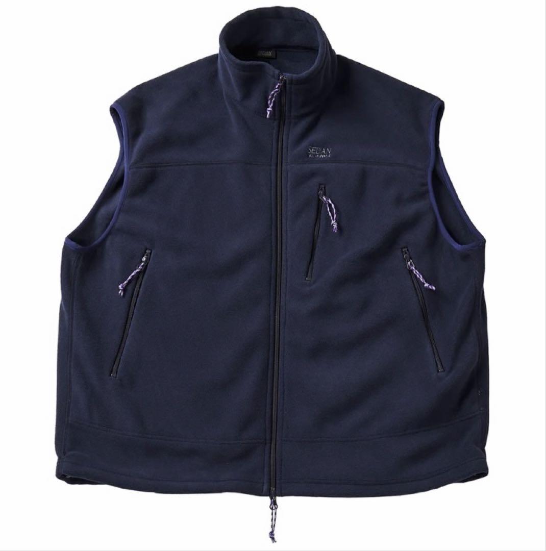 22AW SEDAN ALL-PURPOSE | Fleece Zip-Up Vest