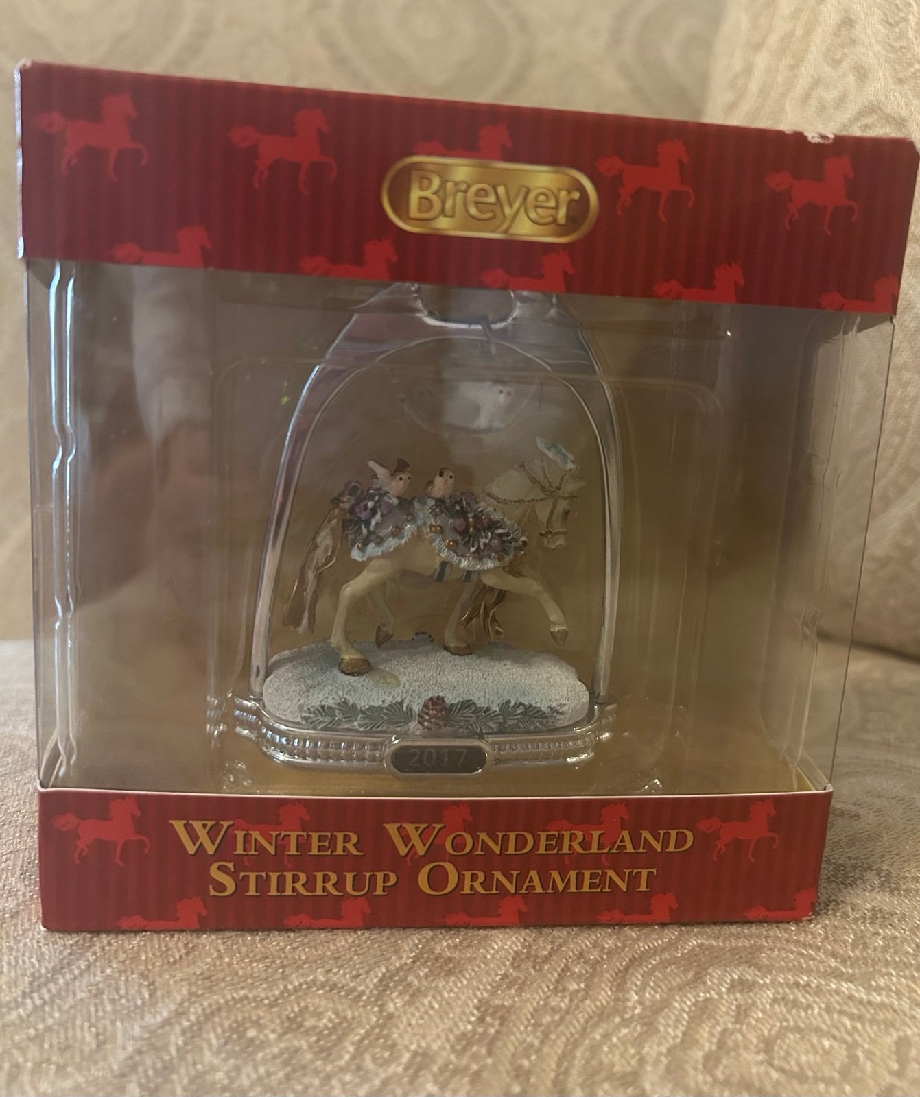 Breyer Winter Wonderland Stirrup Ornament NIB