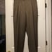 ZANIERI MEN'S BROWN 100%WOOL DRESS PANTS SIZE: 34/30