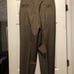 ZANIERI MEN'S BROWN 100%WOOL DRESS PANTS SIZE: 34/30