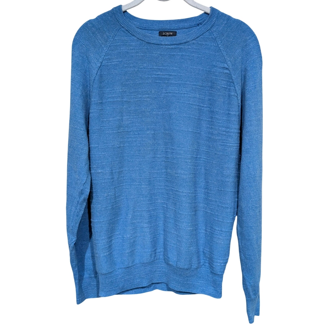 J. Crew 100% Cotton Blue Pullover Sweater sz Small Re-Imagined