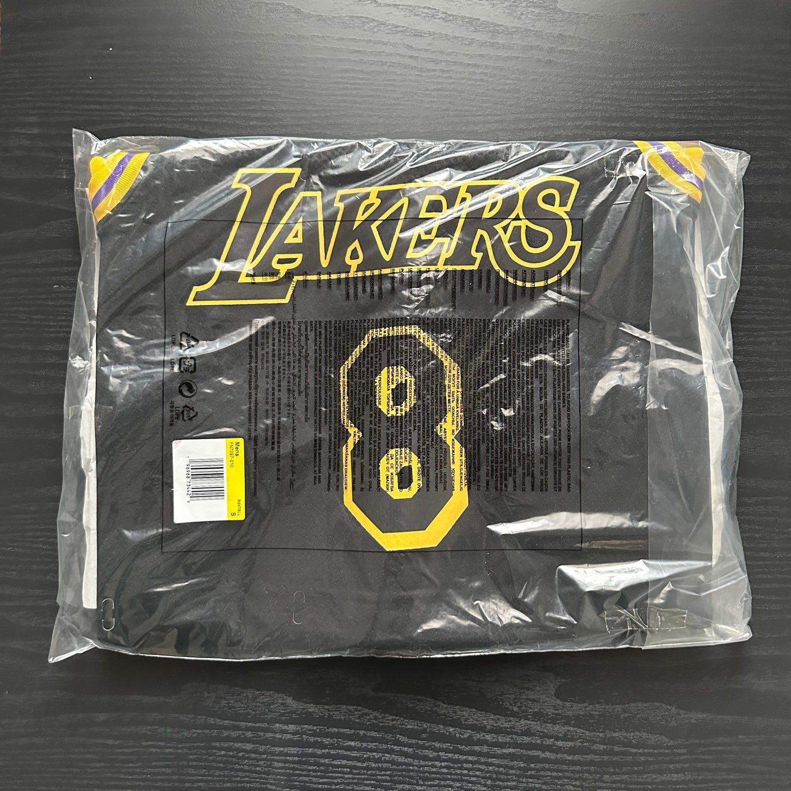 Nike Kobe Mamba Mentality Los Angeles Lakers City Edition Swingman Jersey Size S