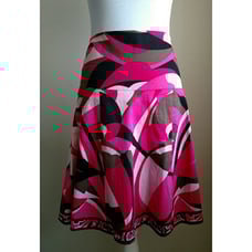 Elie Tahari Geo Patterned Skirt - Size 4 - EUC