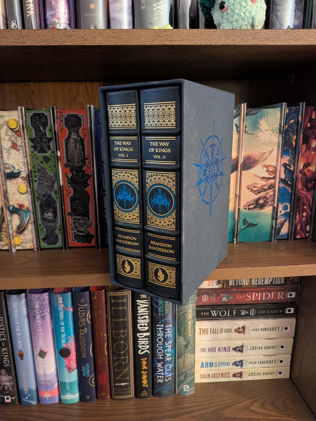 The way of kings leather bound stormlight book 1 SIGNED first print