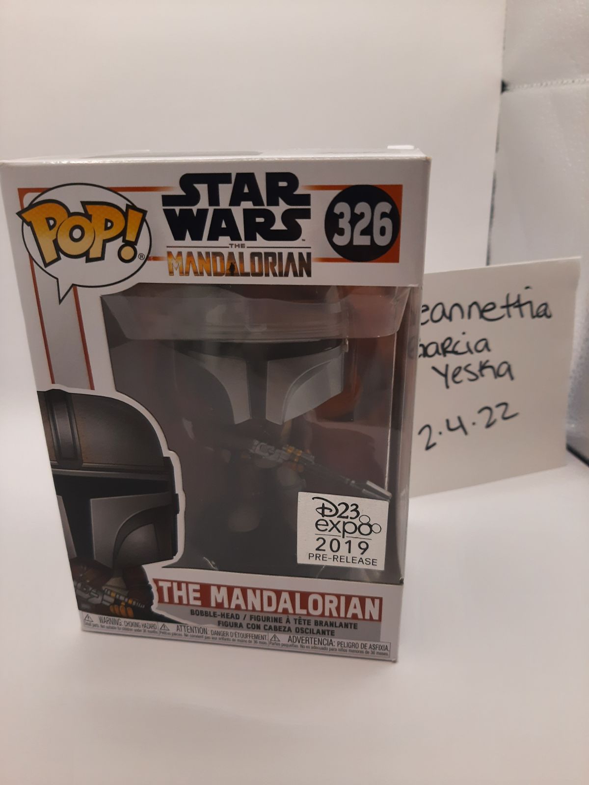 The Mandalorian D23 Expo PRE Release Funko Pop