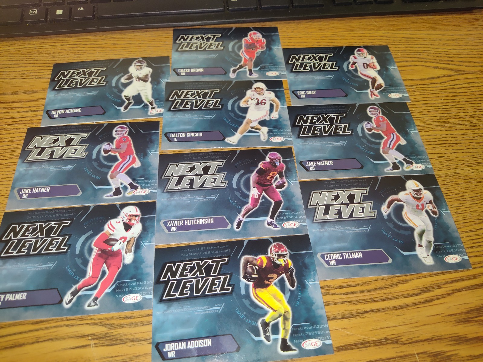 Sage football cards