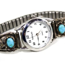 Navajo Sterling & Turquoise Watch.