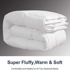 Lightweight Soft All Season Duvet Insert with Corner Tabs Queen 90x90-das4