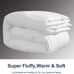 Lightweight Soft All Season Duvet Insert with Corner Tabs Queen 90x90-das4