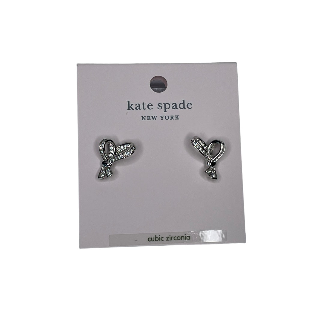Kate Spade All Tied Up Pave Studs Earrings