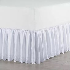 Martex Eyelet Lace Bedskirt Queen