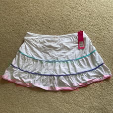 LILLY PULITZER LUXLETIC PEACHY ACTIVE SKORT XL 108