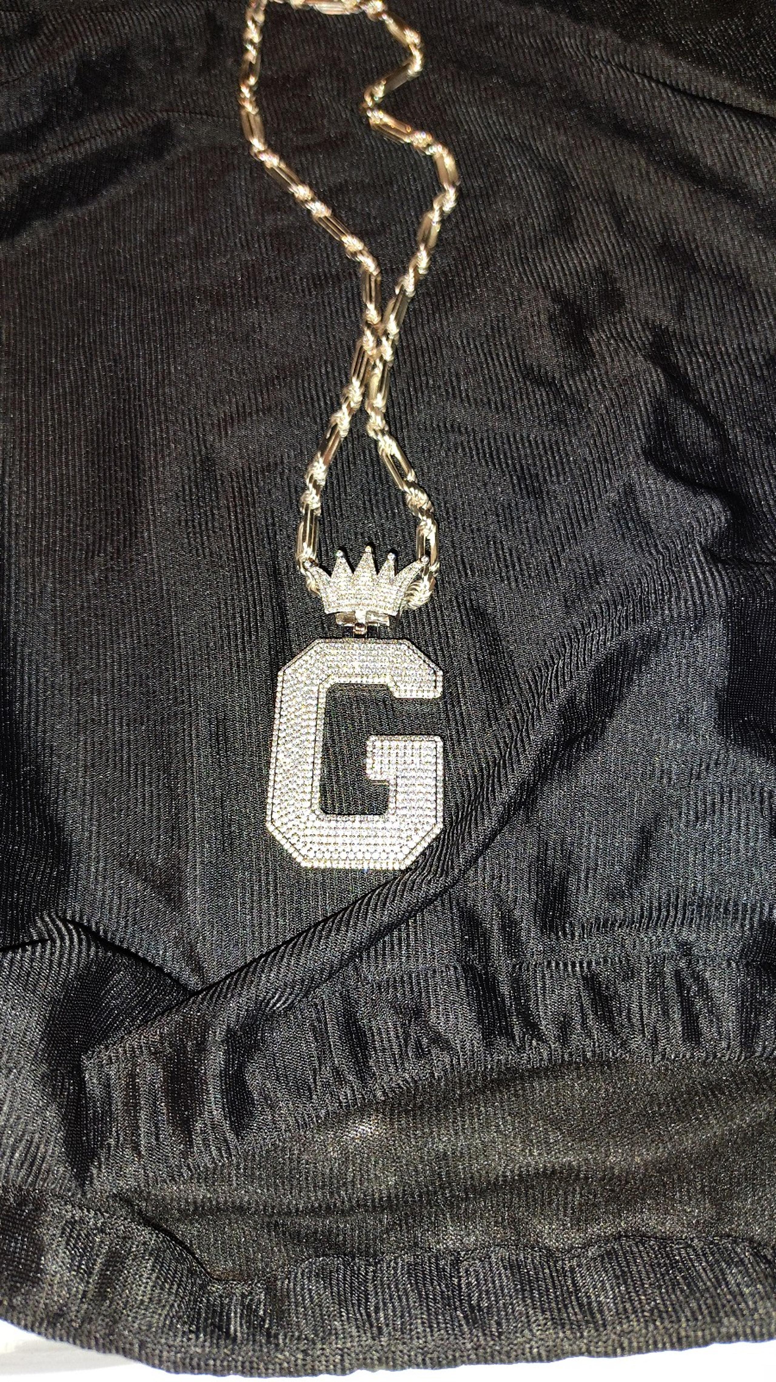 Moissnite 925 sliver custom letter G