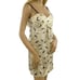 Luxury Designer Yumi Kim Vintage Pale Golden Sweetheart Mini Shift Dress