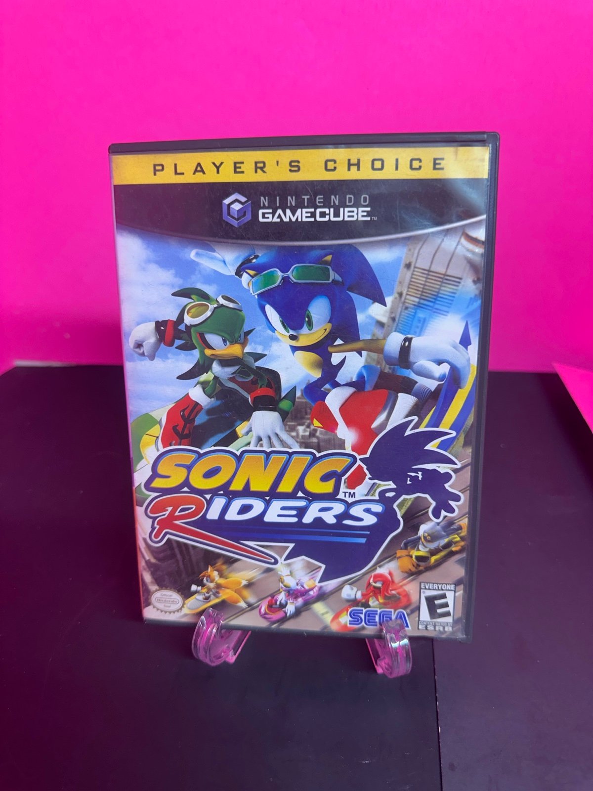 NINTENDO GAMECUBE SONIC RIDERS VIDEO GAME COMPLETE W/MANUAL L@@K