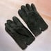 Cashmere Lined Suede Textured Leather Winter Gloves
