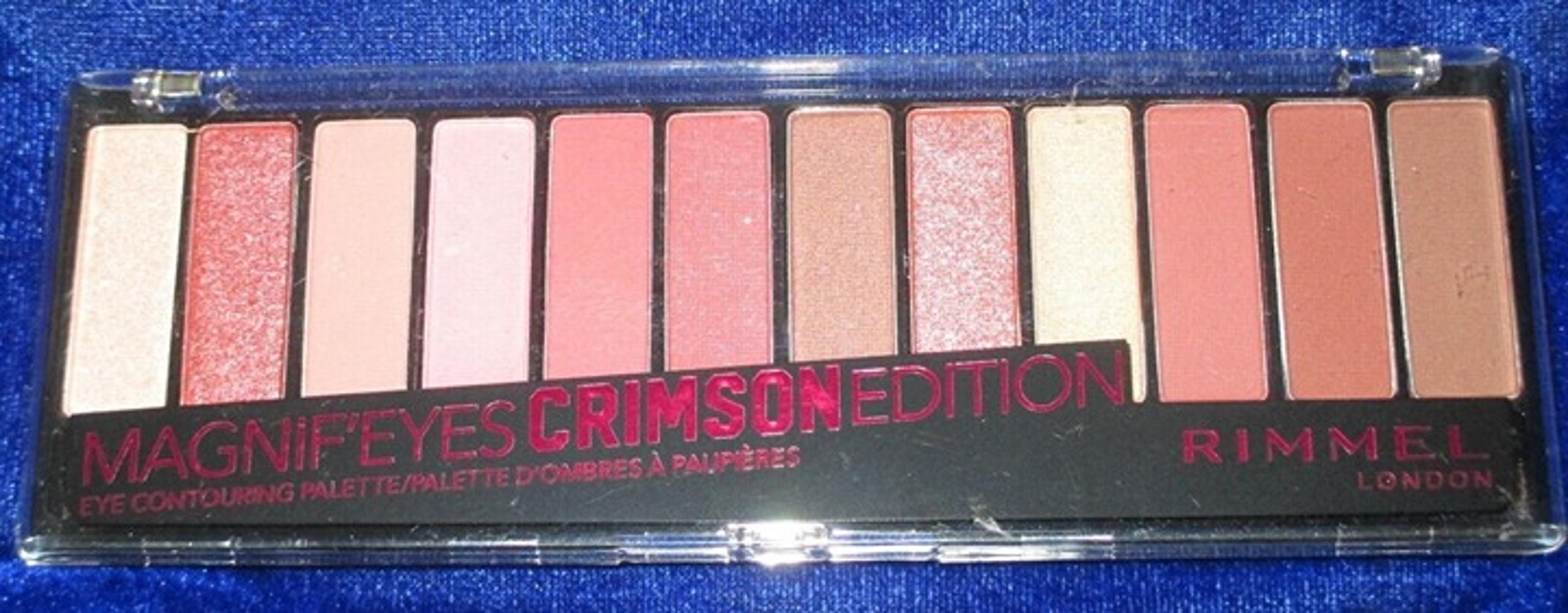 Rimmel Magni'eyes Eyeshadow Palette Crimson Edition NEW