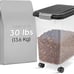 USA Airtight Dog Food Storage Container Black