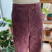 i.e. relaxed mixed berry suede leather pants size 12