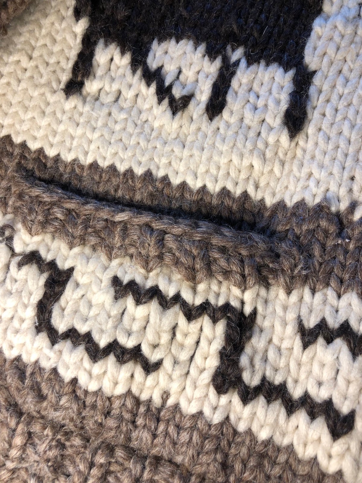 Katana Hand Knits shops vintage Cowichan Sweater