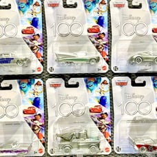 Disney 100th Anniversary Edition 6 Piece Set Cars Lightning McQueen and Others