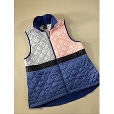 Nike Running Aerolayer Vest Women's L Athletic Blue Pink BV3869-697 Athleisure