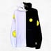 NEW By Samii Ryan Smiley Color Block Hoodie Size Small