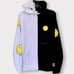 NEW By Samii Ryan Smiley Color Block Hoodie Size Small