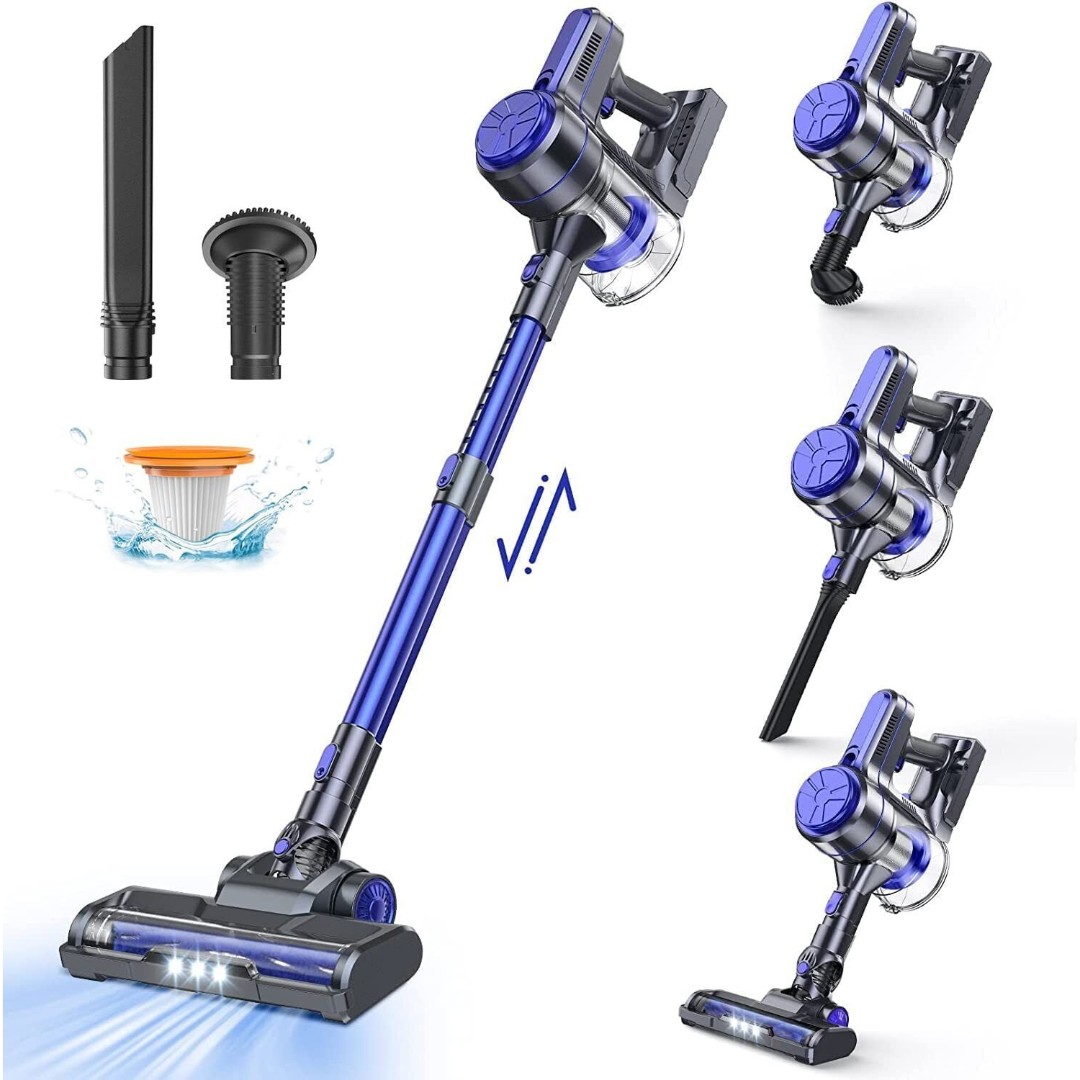 EICOBOT Cordless Vacuum Cleaner20Kpa Powerful Suction Stick Vacuum4 in 1 Ligh...