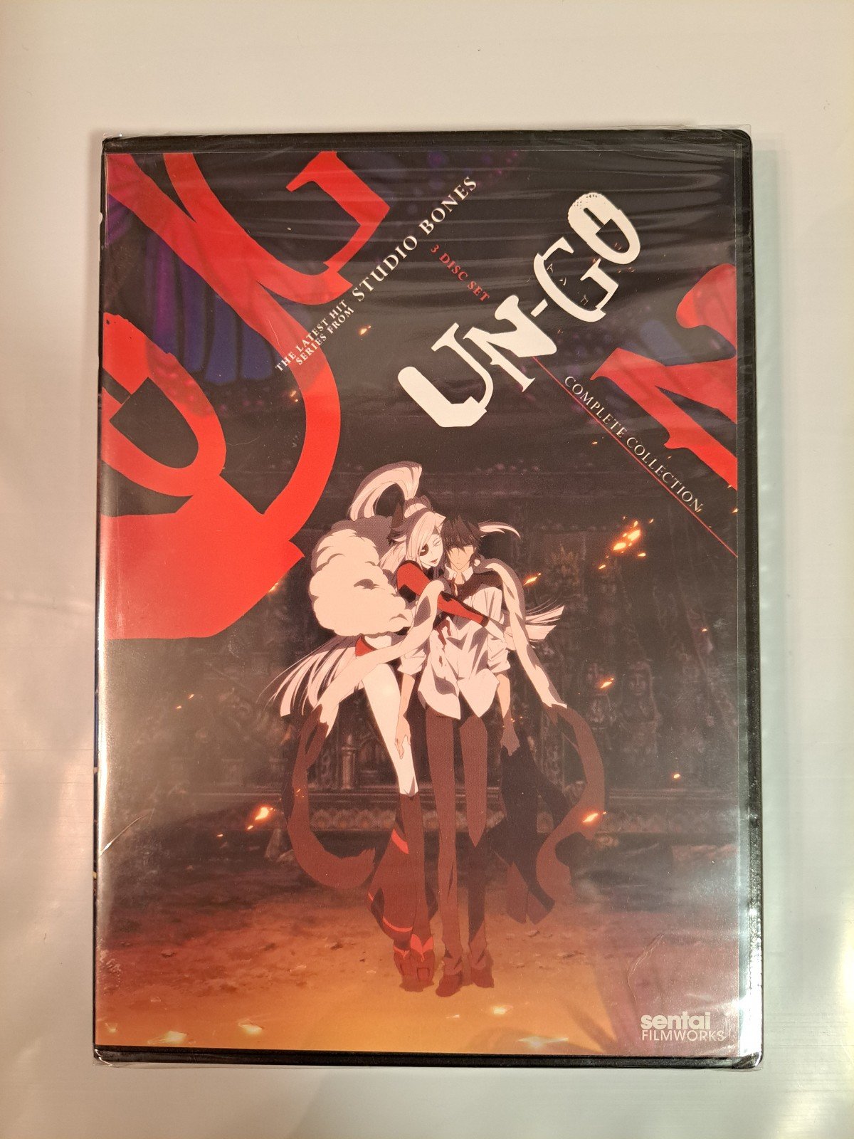 Un-Go Complete Anime Collection (DVD, 2012, 3-Disc Set) BRAND NEW OUT OF PRINT