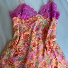Victorias secret floral lace slip