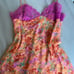 Victorias secret floral lace slip