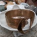 Antique Hinged Brass Buckle Bracelet