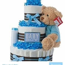 Handmade diaper cakes