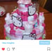 Handmade diaper cakes