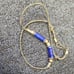 Vintage lapis luzuli and Gilt silver choker necklace