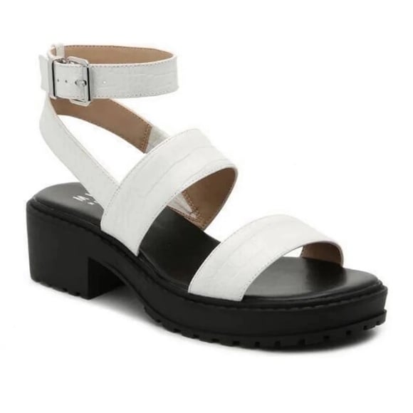 NEW Mix No. 6 White & Black Platform Sandals