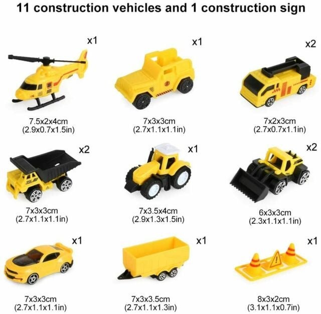 Engineering Construction Truck Transport Car Carrier Learning Toys For Kids Boys
