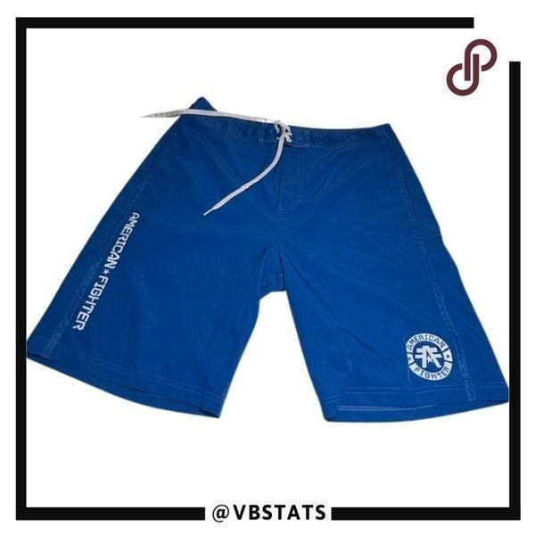 American Fighter Men's Classic Swim Boardshorts Blue Size 36