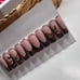 Red Butterfly Press on Nails