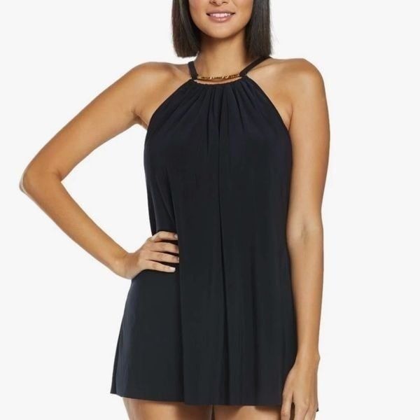 Magicsuit solid Parker swim dress size 10