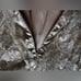 Jovani Gold Sequined & Lace Babydoll Dress w/ Bow Ethereal Goddess Whimsical - 8
