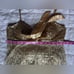 Jovani Gold Sequined & Lace Babydoll Dress w/ Bow Ethereal Goddess Whimsical - 8