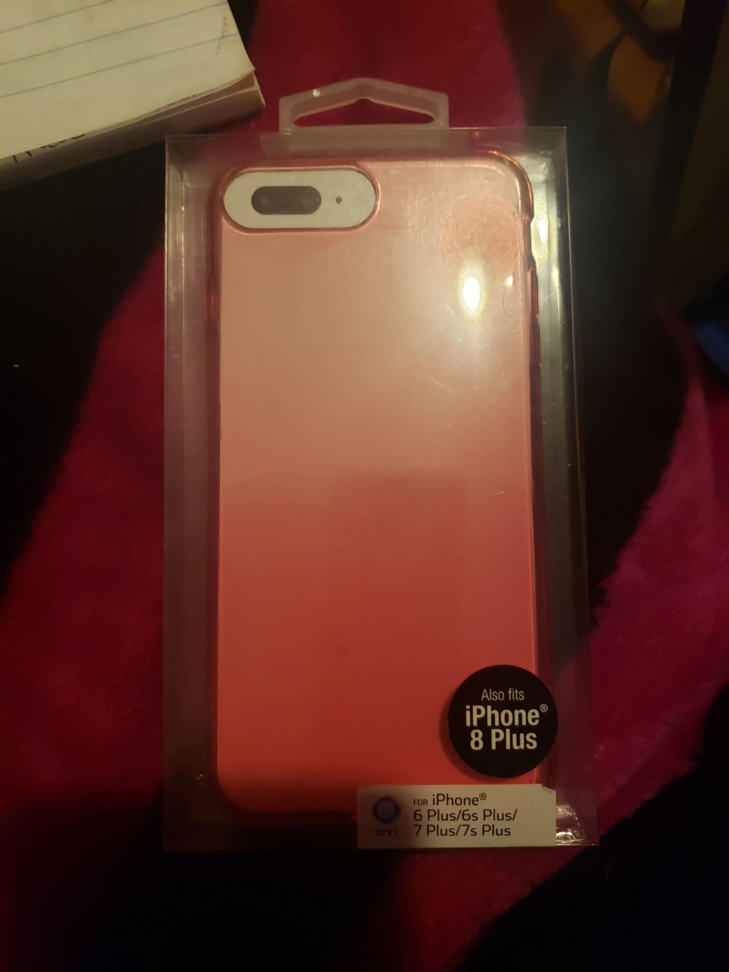 IPHONE CASE FITS 6/6S 7 7S 8 PLUS PINK H