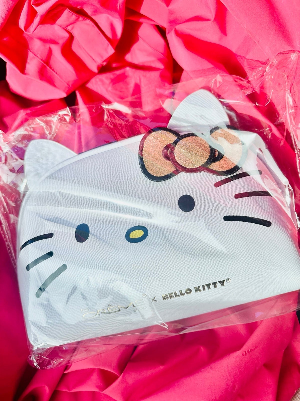 Hello Kitty Holiday Makeup Pouch Golden Icon The Crème Shop