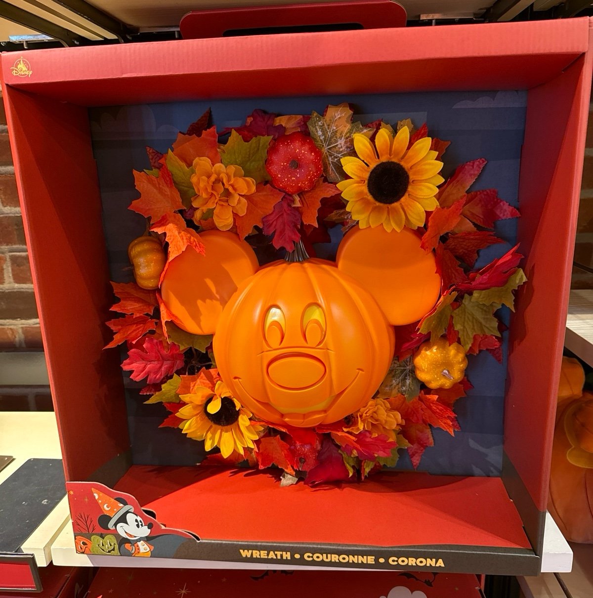 Disney Parks 2025 Mickey Mouse Halloween Wreath