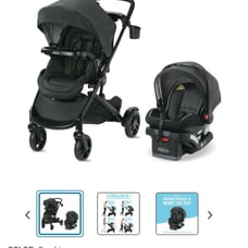 Stroller and car seat graco