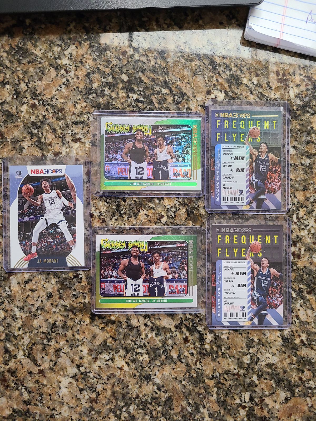 Ja Morant 5 card lot
